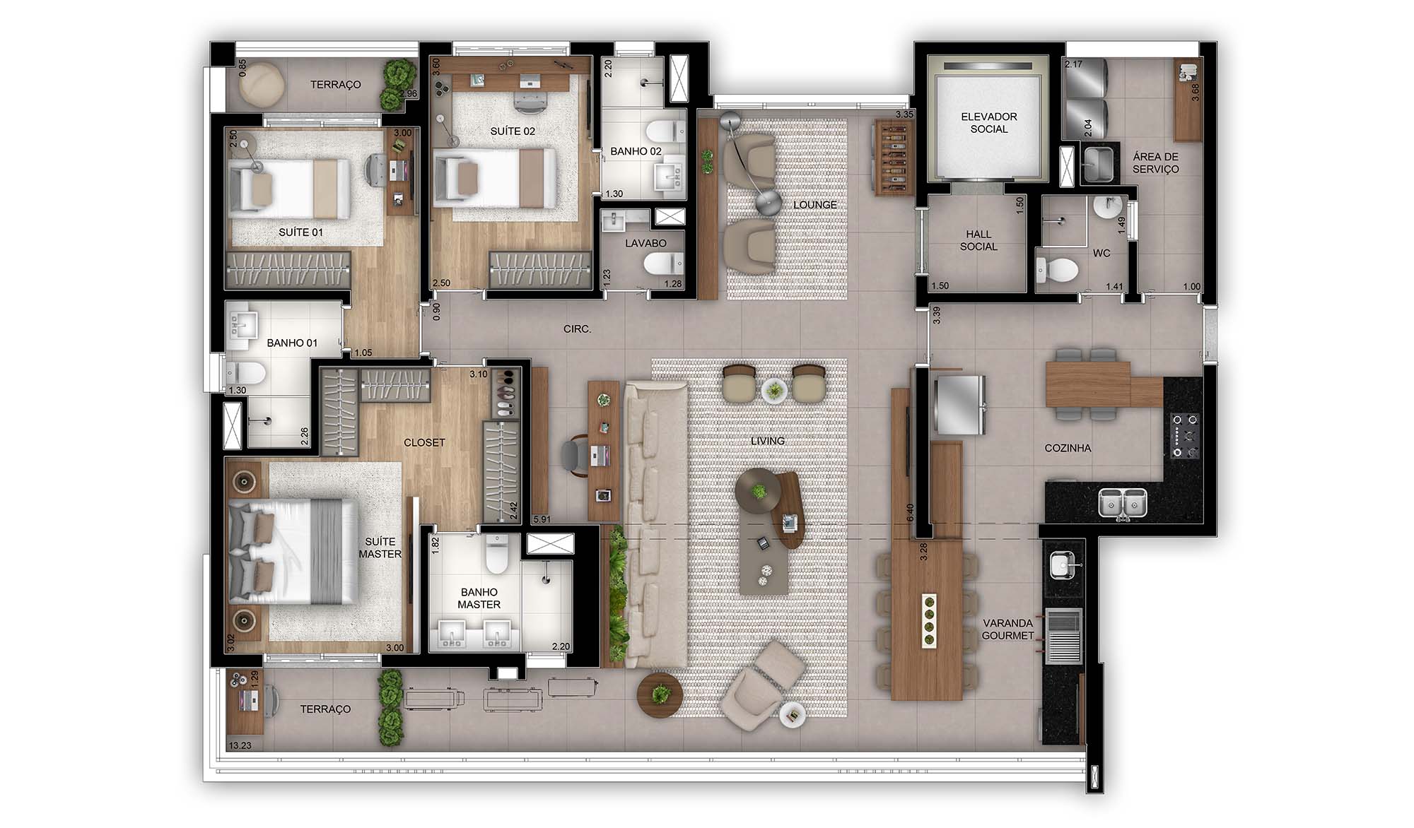 Imagem Apartamento com 3 Quartos à Venda, 160 m² em Vila Olímpia - São Paulo