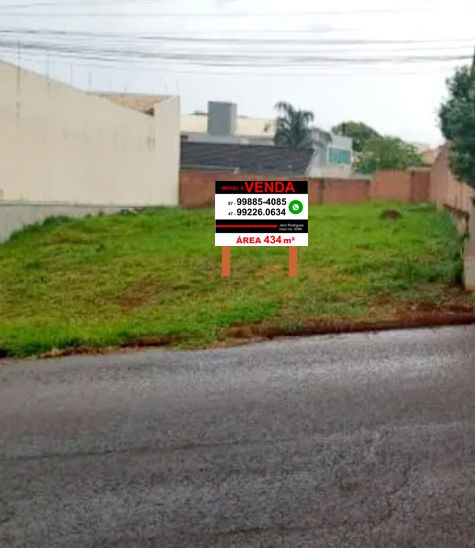 Terreno à Venda, 434 m²em Água Limpa Park - Campo Grande
