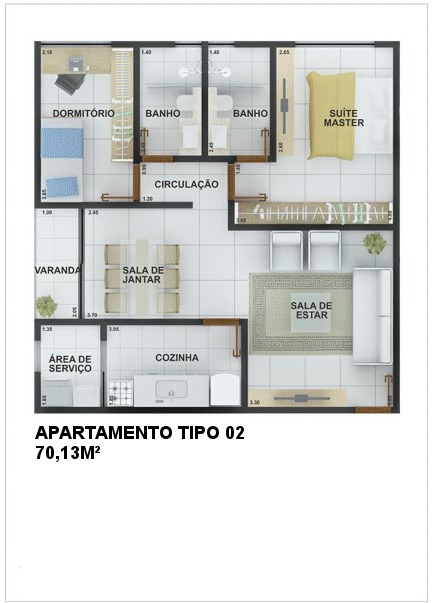 Imagem Casa de Condomínio com 3 Quartos à Venda, 93 m² em Lagoa - Porto Velho