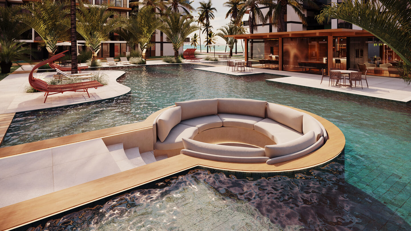 Imagem Apartamento com 2 Quartos à Venda, 116 m²em Praia de Muro Alto - Ipojuca