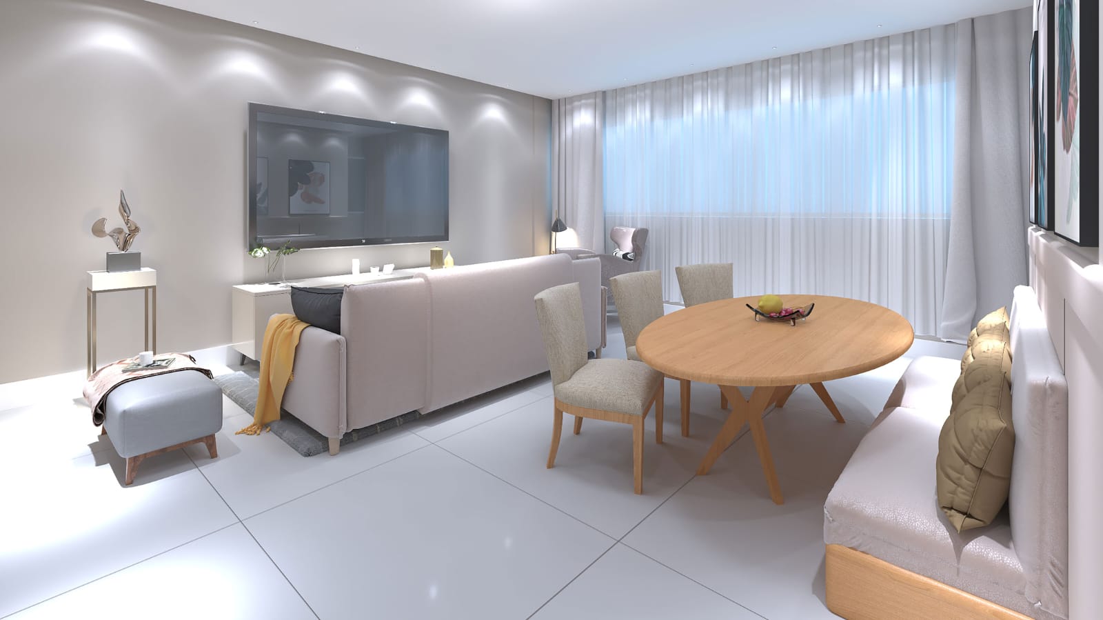 Imagem Apartamento com 3 Quartos à Venda, 98 m² em Praia de Itaparica - Vila Velha