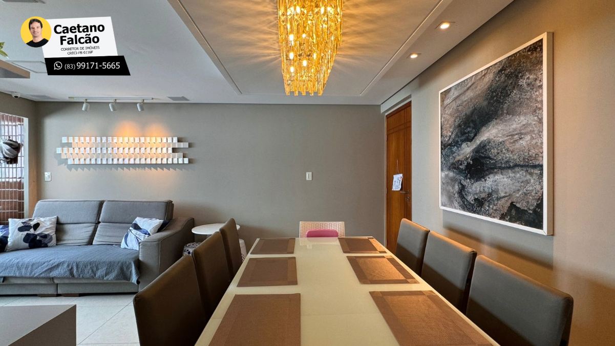 Foto do imóvel: Apartamento com 3 Quartos à Venda, 90 m² em Brisamar - João Pessoa