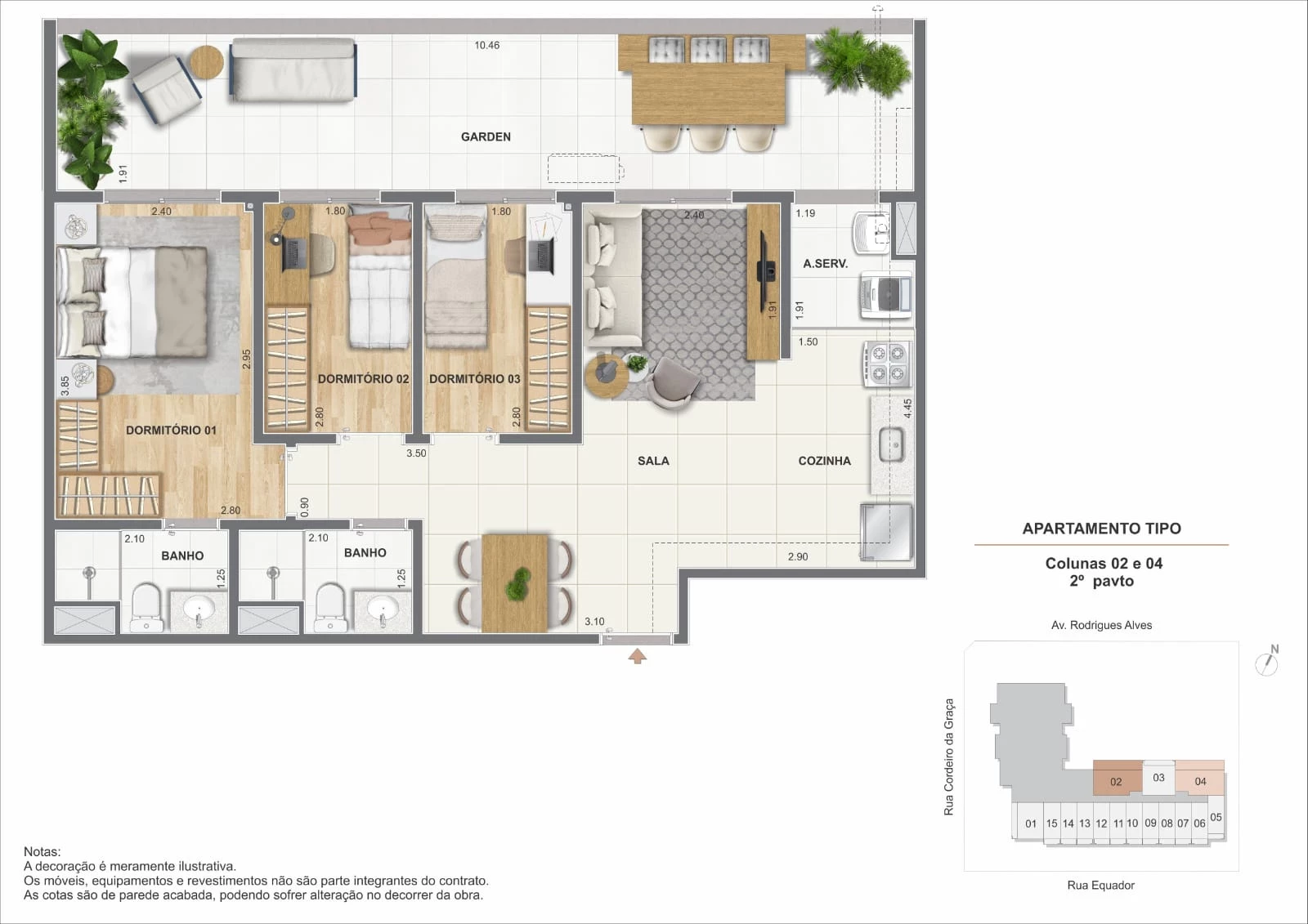 Foto do imóvel: Apartamento com 3 Quartos à Venda, 67 m² em Santo Cristo - Rio de Janeiro