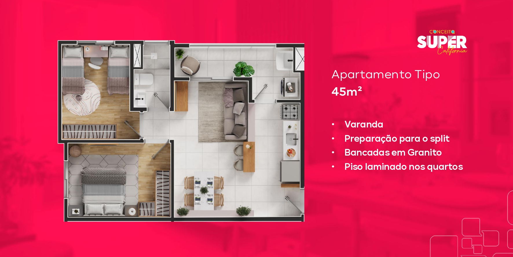 Imagem Apartamento com 2 Quartos à Venda, 45 m² em Vila Nova - Nova Iguaçu