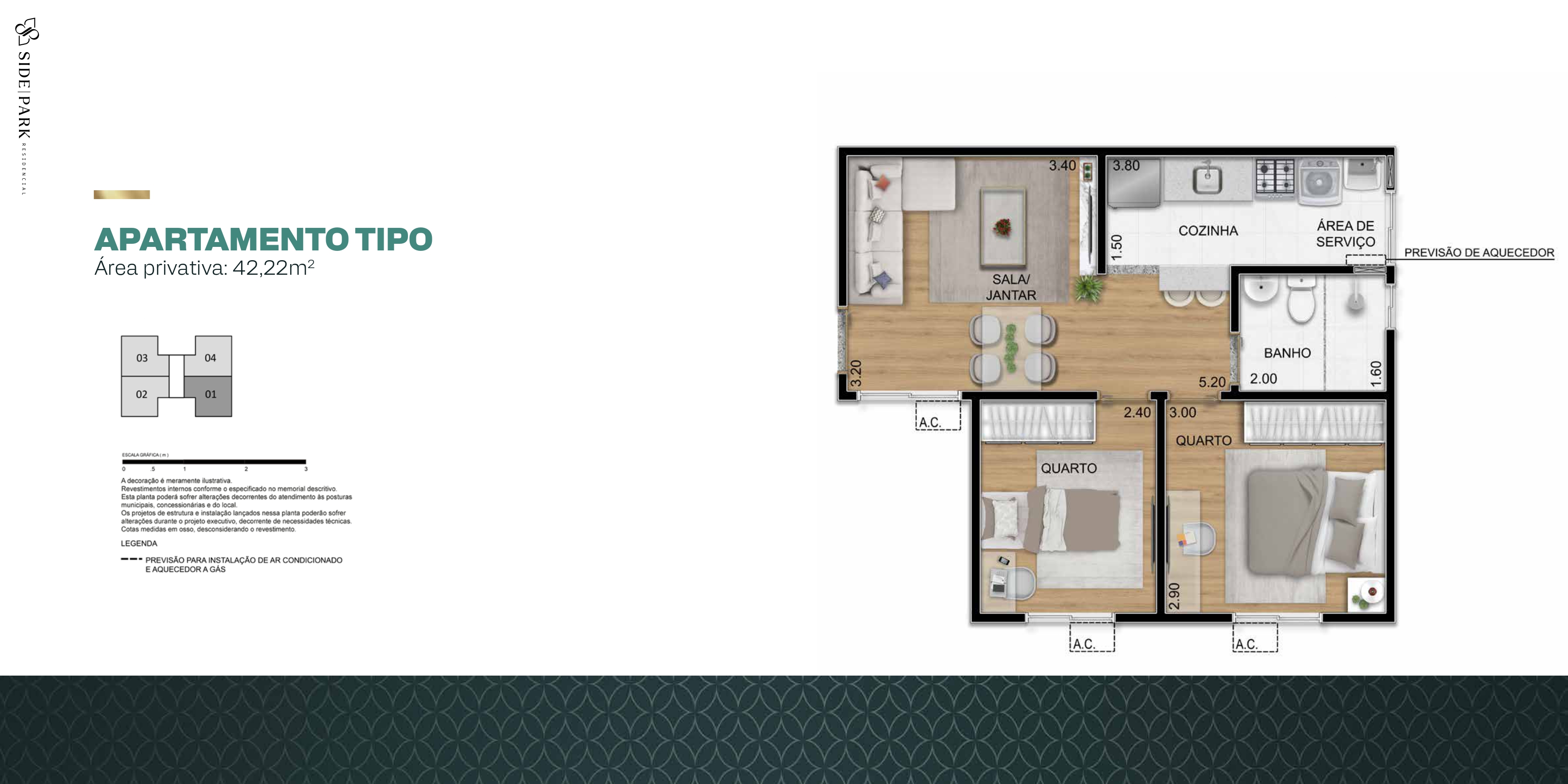 Imagem Apartamento com 2 Quartos à Venda, 43 m² em Guaratiba - Rio de Janeiro