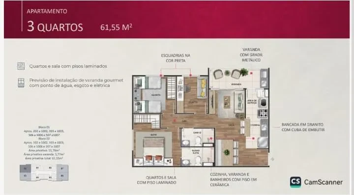 Imagem Apartamento com 2 Quartos à Venda, 53 m² em São Cristóvão - Rio de Janeiro