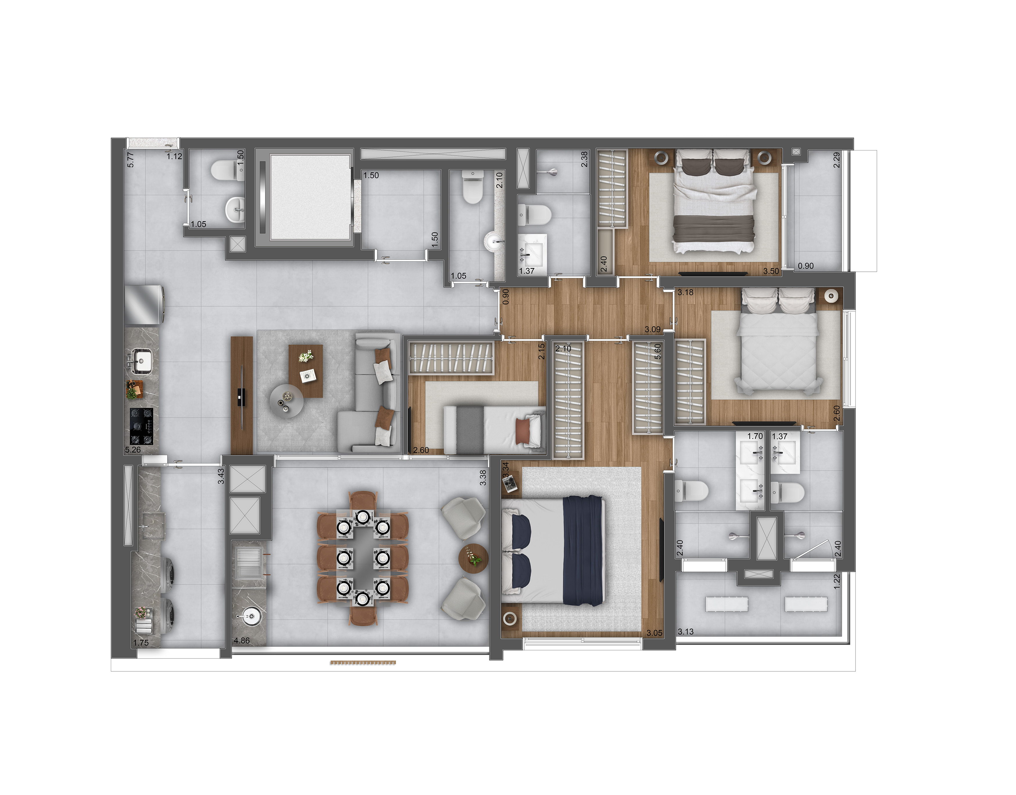 Imagem Apartamento com 4 Quartos à Venda, 164 m² em Pinheiros - São Paulo