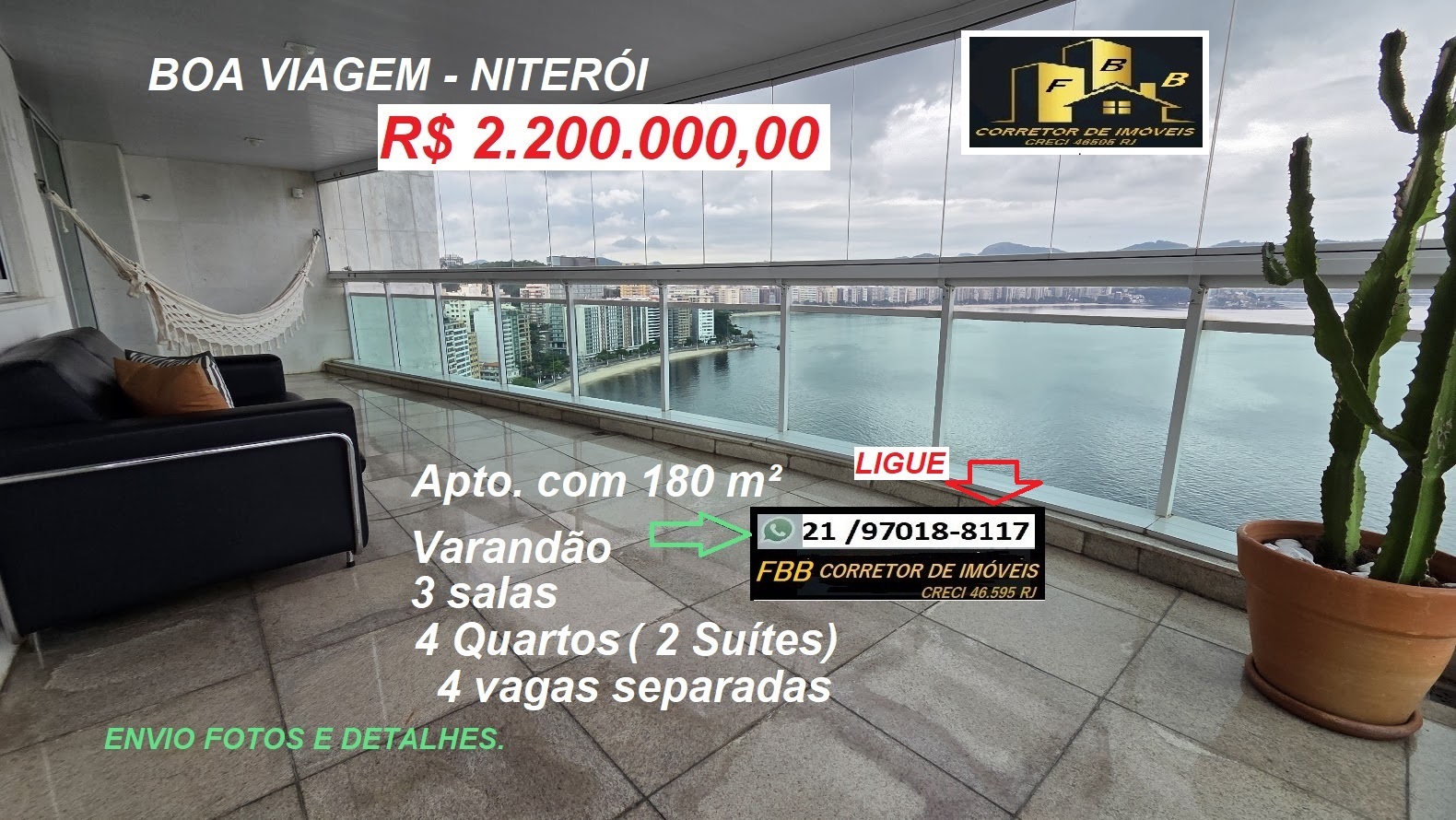 Imagem Apartamento com 4 Quartos à Venda, 180 m² em Ingá - Niterói