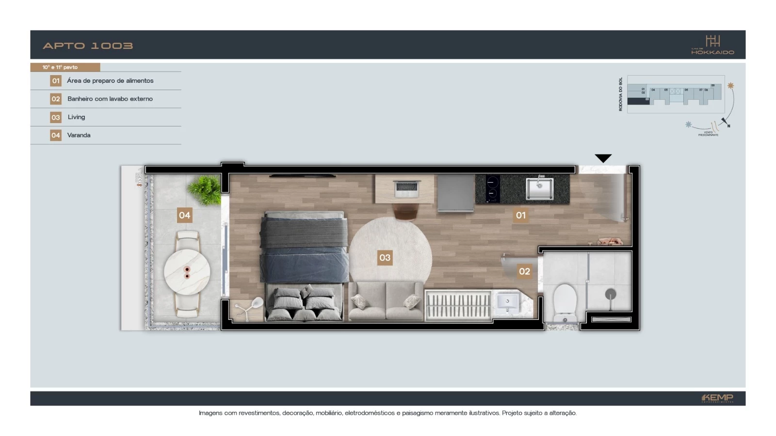 Imagem Apartamento com 1 Quarto à Venda, 40 m² em Praia de Itaparica - Vila Velha