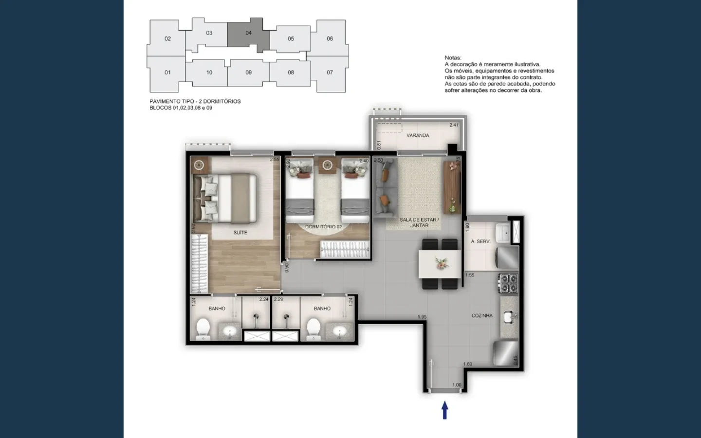 Foto do imóvel: Apartamento com 2 Quartos à Venda, 54 m² em Recreio dos Bandeirantes - Rio de Janeiro