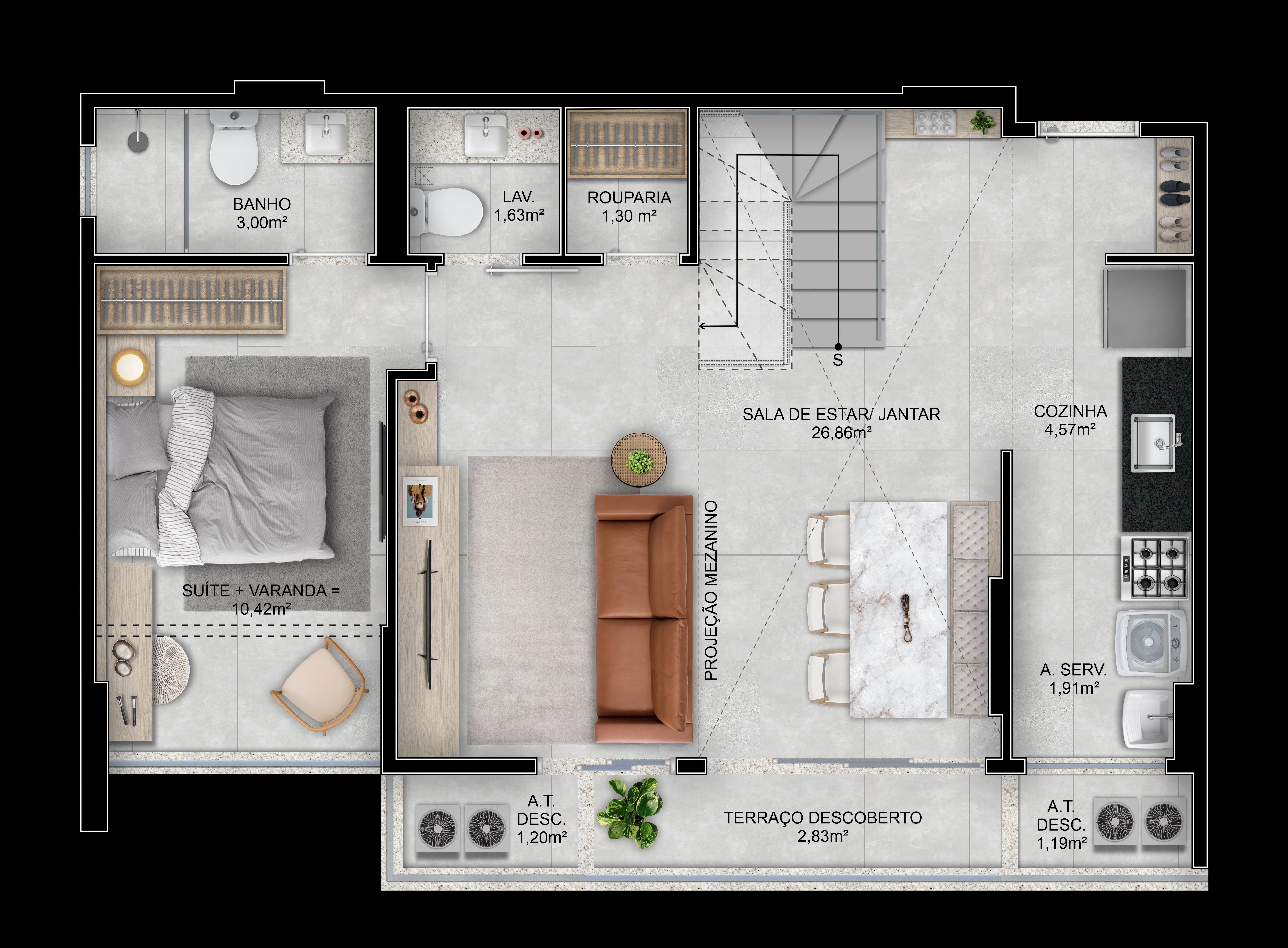 Imagem Apartamento com 1 Quarto à Venda, 32 m² em Praia da Costa - Vila Velha