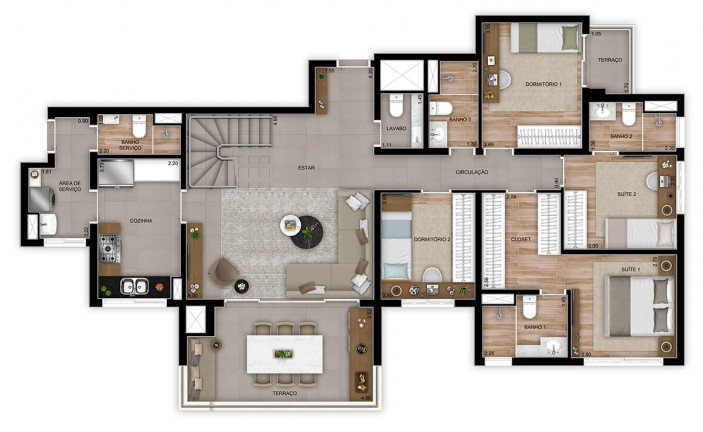 Imagem Apartamento com 4 Quartos à Venda, 5 m² em Vila Gilda - Santo André