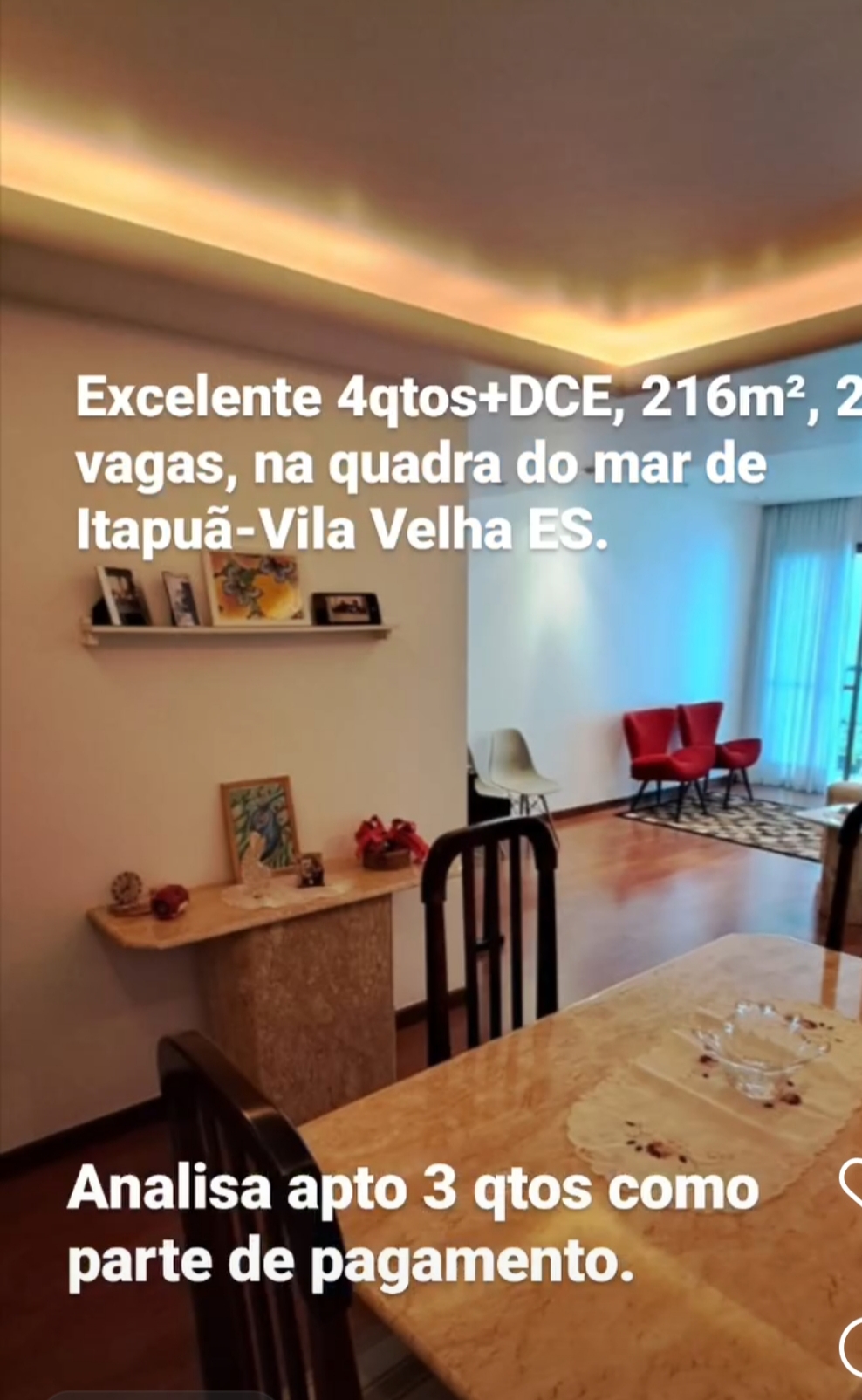 Imagem Apartamento com 4 Quartos à Venda, 214 m²em Itapuã - Vila Velha