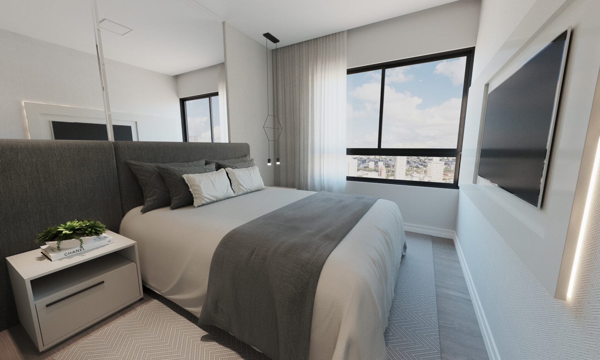 Imagem Apartamento com 2 Quartos à Venda, 57 m² em Centro - Curitiba