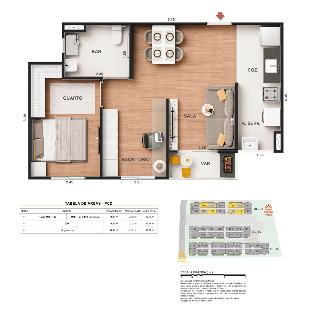 Imagem Apartamento com 2 Quartos à Venda, 44 m² em Freguesia (Jacarepaguá) - Rio de Janeiro