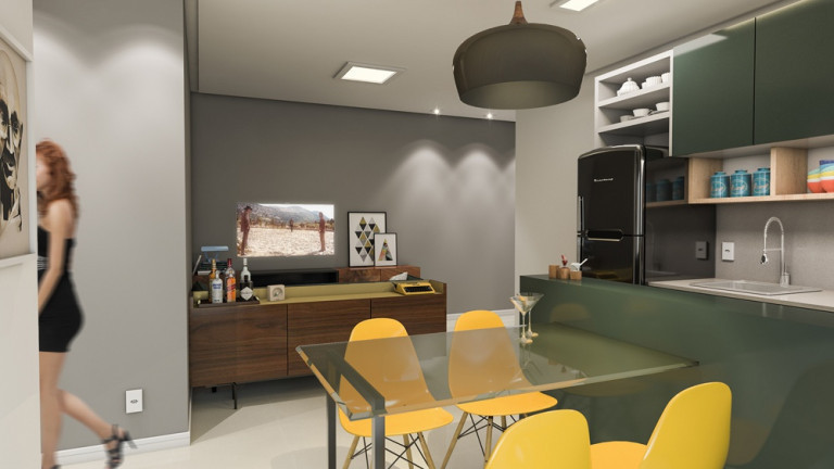 Imagem Apartamento com 2 Quartos à Venda, 53 m² em Santa Augusta - Criciúma