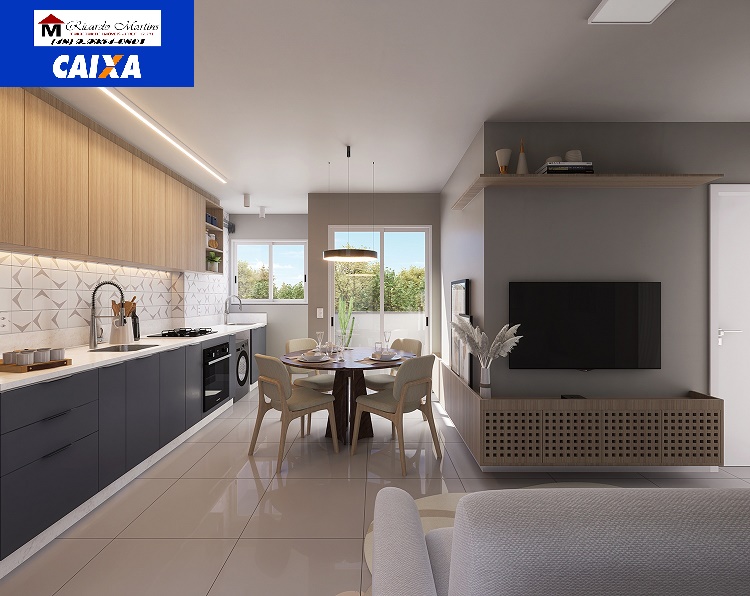 Imagem Apartamento com 2 Quartos à Venda, 52 m² em Santa Luzia - Criciúma