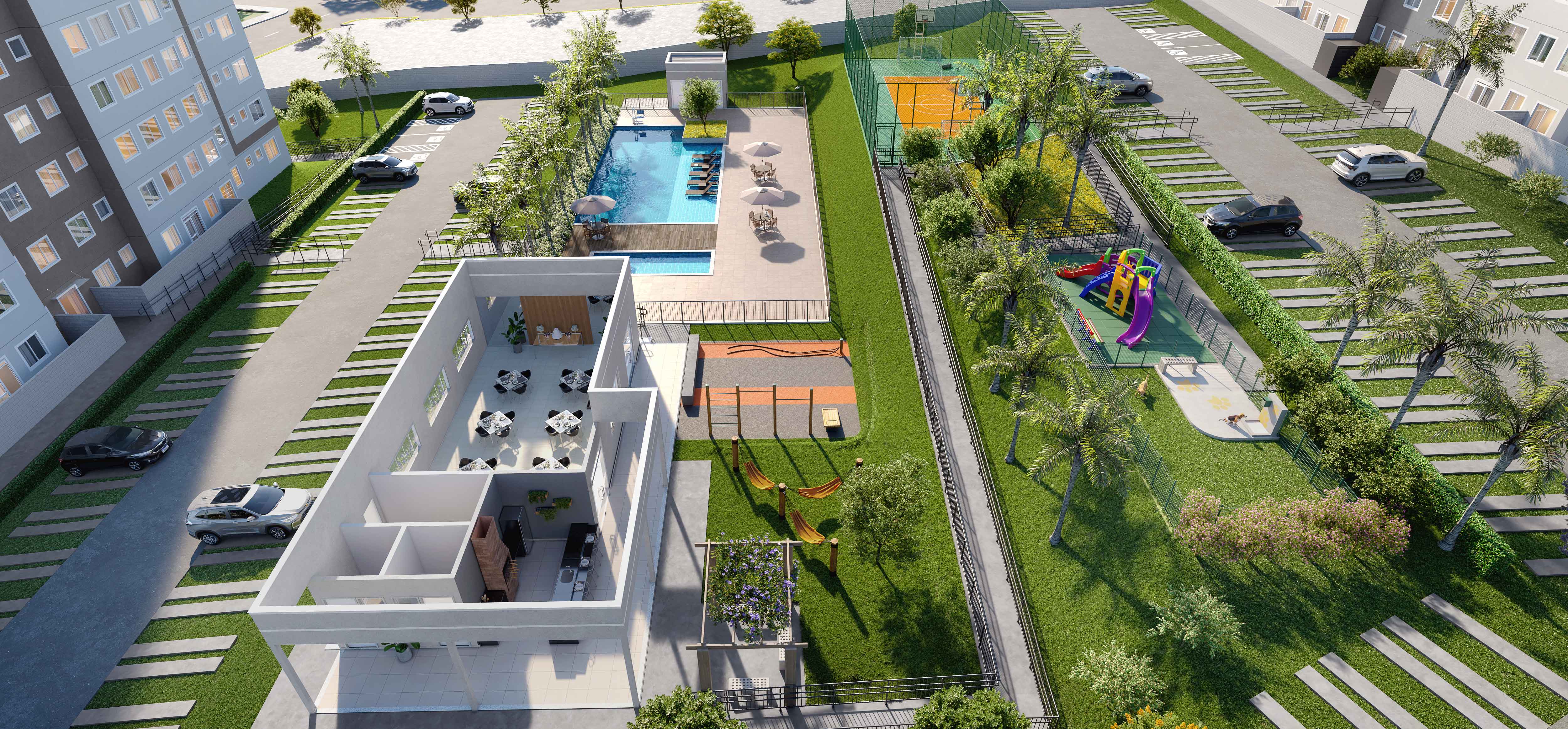 Imagem Apartamento com 2 Quartos à Venda, 49 m² em Três Barras - Contagem