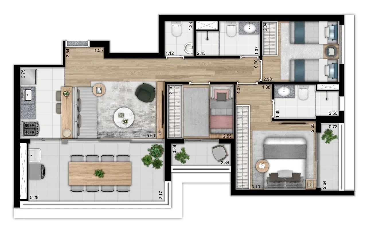 Imagem Apartamento com 3 Quartos à Venda, 79 m² em Ipiranga - São Paulo