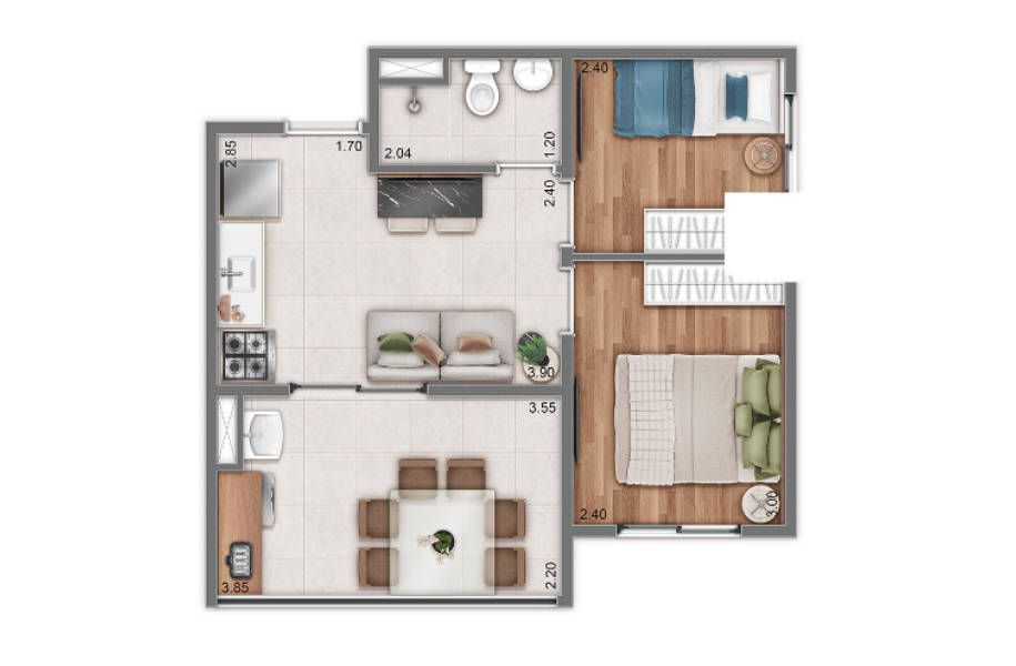 Imagem Apartamento com 2 Quartos à Venda, 29 m² em Água Branca - São Paulo