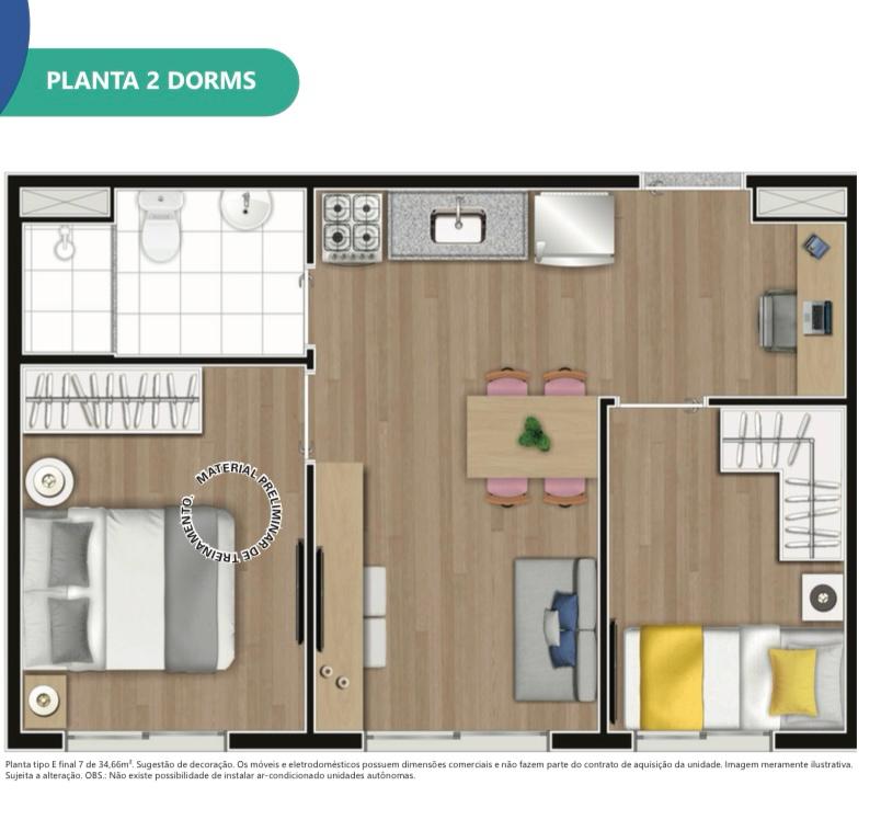 Imagem Apartamento com 2 Quartos à Venda, 35 m²em Campos Elíseos - São Paulo
