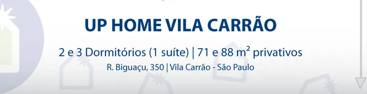 Condomínio Up Home Vila Carrão em São Paulo