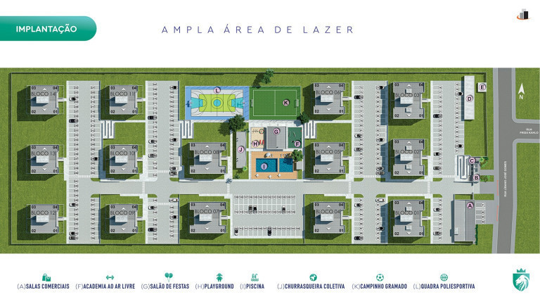 Imagem Apartamento com 2 Quartos à Venda,  em Mina União - Criciúma