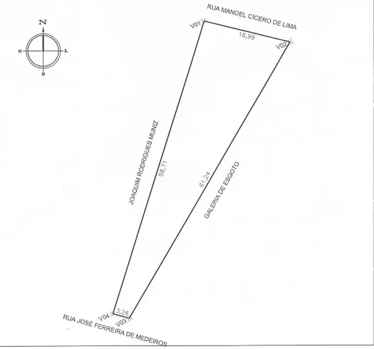 Foto do imóvel: Terreno à Venda, 600 metros em Santa Cruz - Santa Cruz