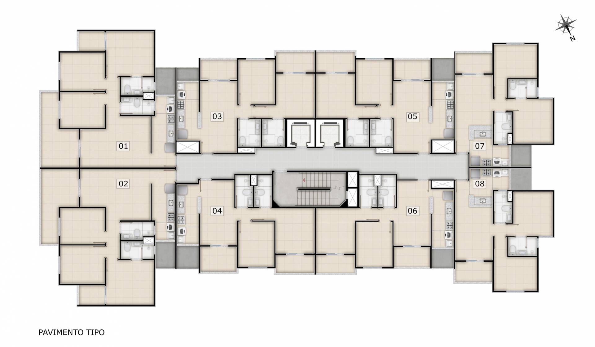 Imagem Apartamento com 3 Quartos à Venda, 80 m² em Praia de Itaparica - Vila Velha