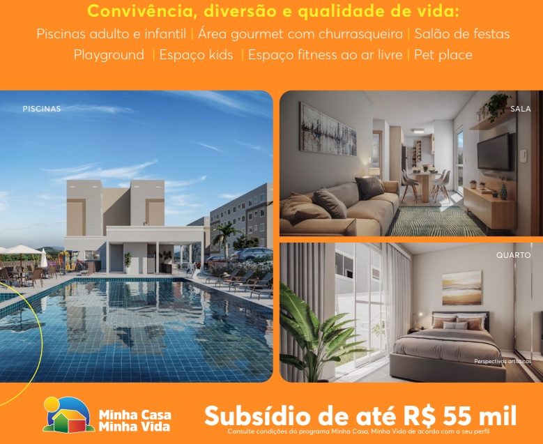 Apartamento com 2 Quartos à Venda, 42 m²em Alphaville II - Salvador