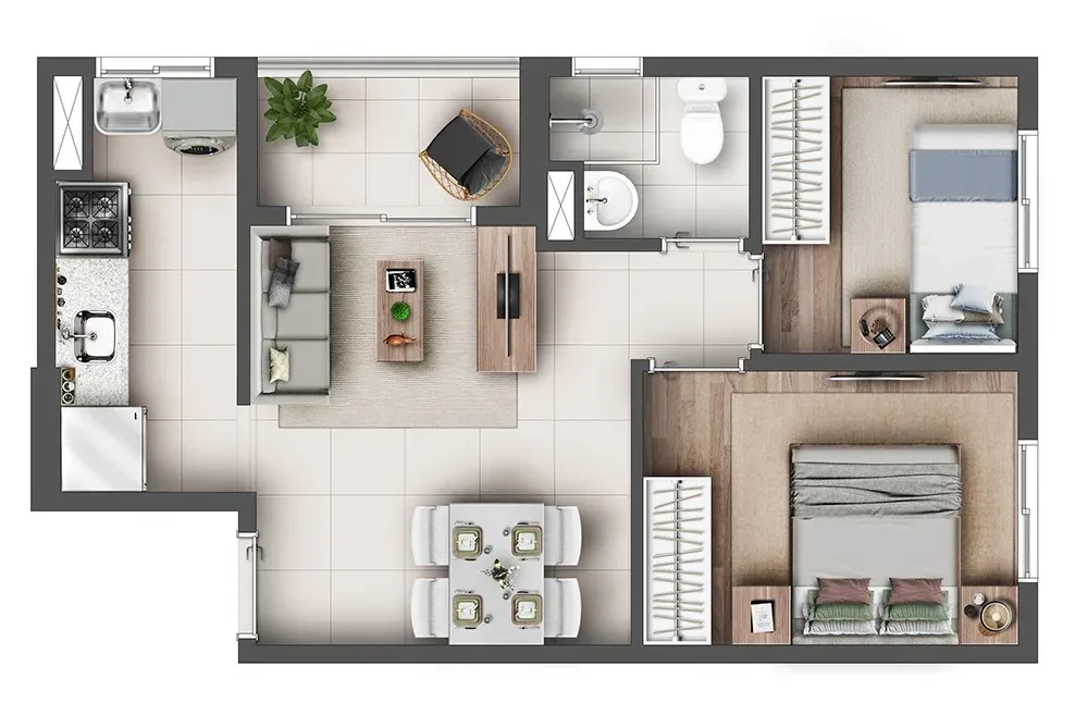 Imagem Apartamento com 2 Quartos à Venda, 42 m² em Santana - São Paulo
