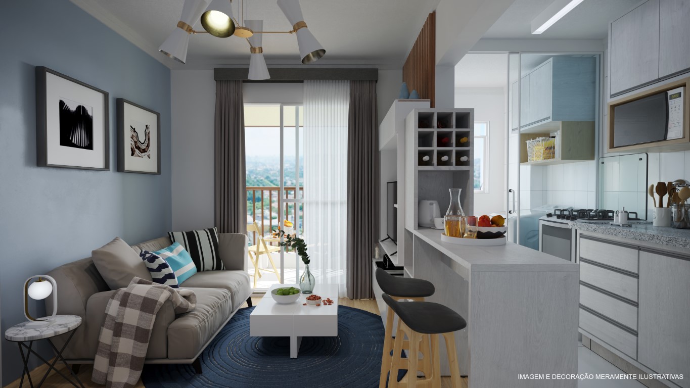 Imagem Apartamento com 2 Quartos à Venda, 50 m²em Jardim Record - Taboão da Serra