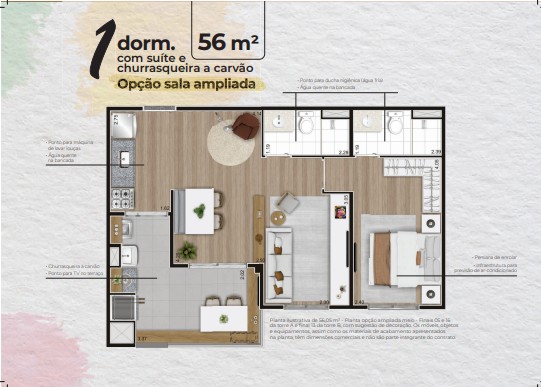 Imagem Apartamento com 2 Quartos à Venda, 54 m² em Lapa de Baixo - São Paulo