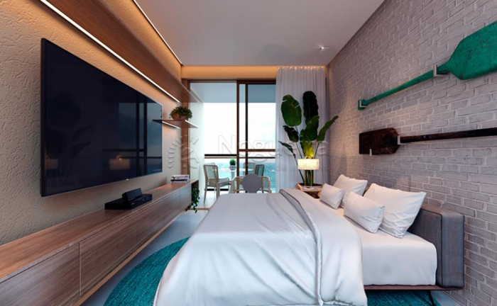 Imagem Apartamento com 1 Quarto à Venda, 32 m² em Praia de Muro Alto - Ipojuca