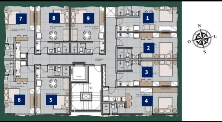 Apartamento com 1 Quarto à Venda, 22 m² em Praia dos Carneiros - Tamandaré