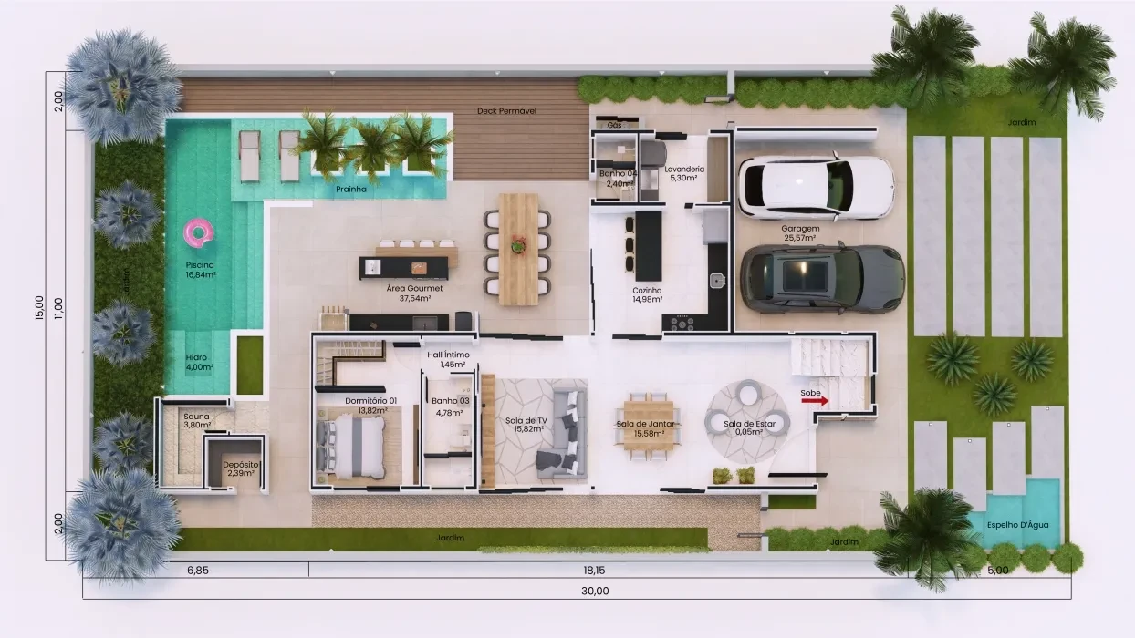 Imagem Casa de Condomínio com 3 Quartos à Venda, 350 m² em Alphaville - Santana de Parnaíba