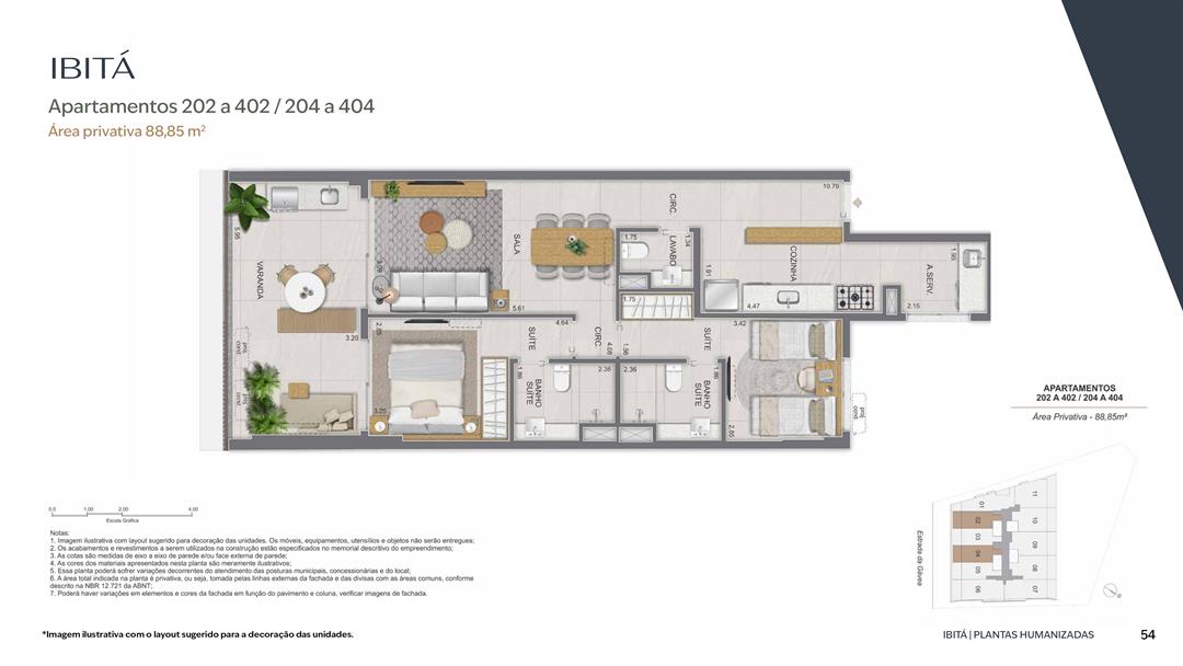 Foto do imóvel: Apartamento com 2 Quartos à Venda, 88 m² em São Conrado - Rio de Janeiro