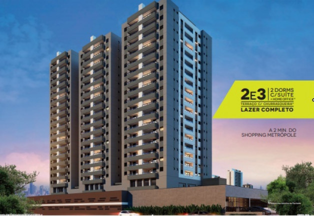 Apartamento com 2 Quartos à Venda, 54 m²em Centro - São Bernardo do Campo