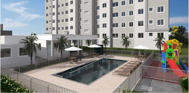 Imagem Apartamento com 2 Quartos à Venda, 42 m² em Chácaras São Pedro - Aparecida de Goiânia