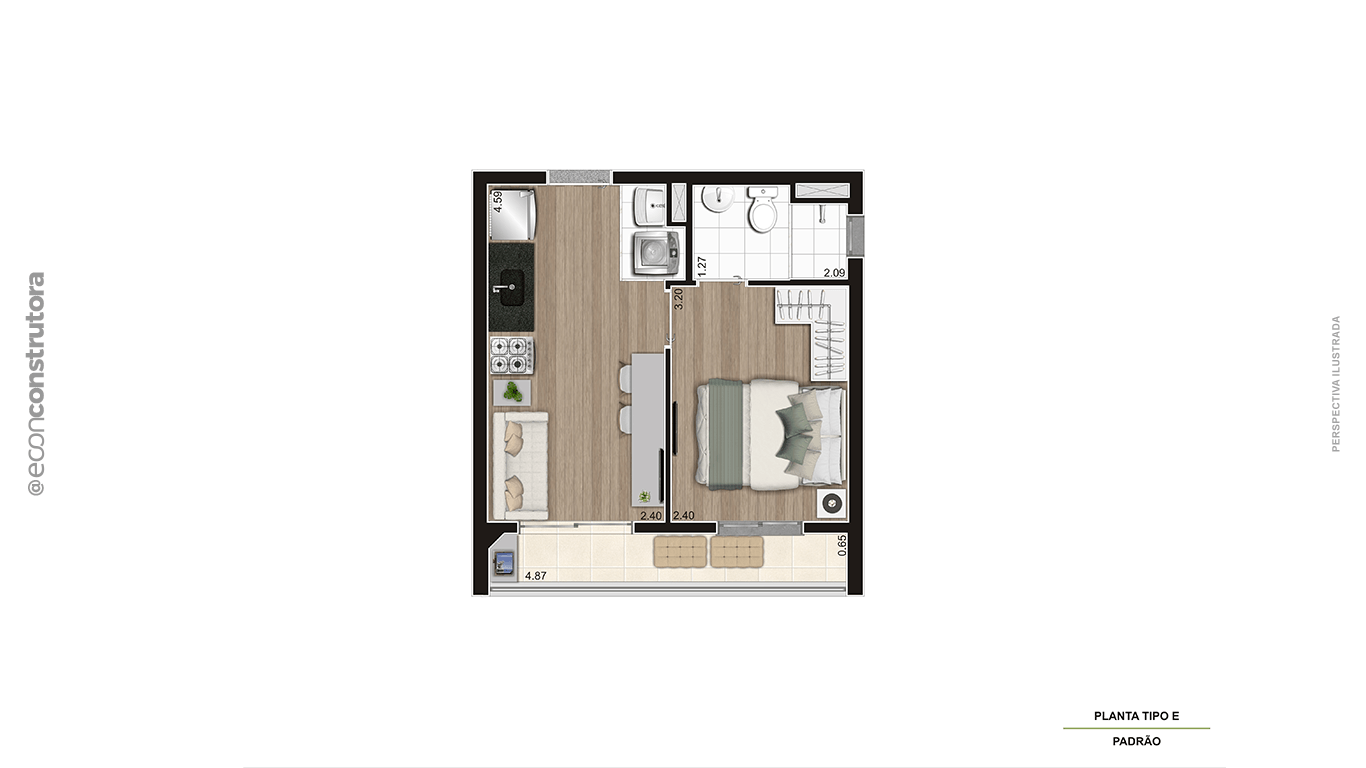 Imagem Apartamento com 1 Quarto à Venda, 29 m²em Vila Leopoldina - São Paulo