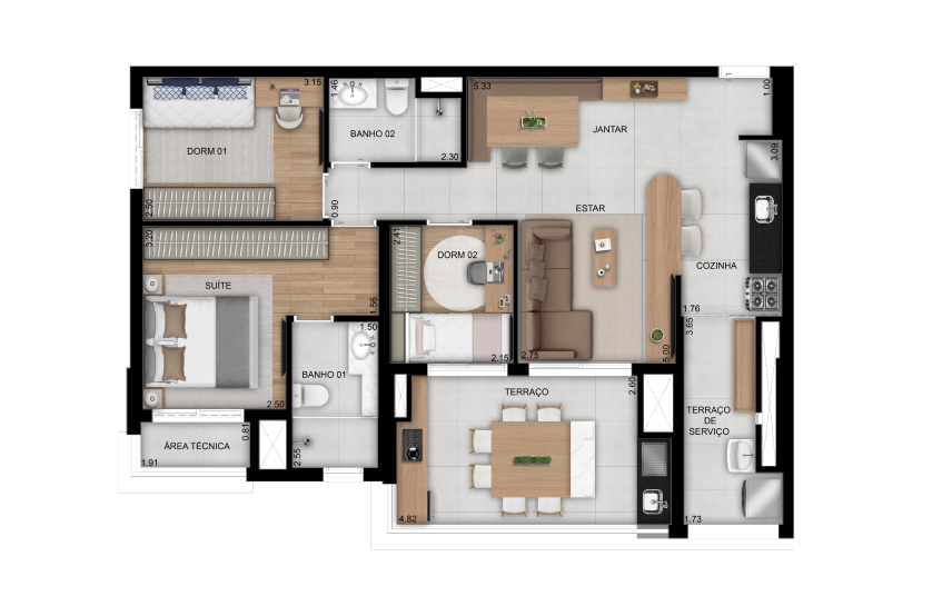 Imagem Apartamento com 3 Quartos à Venda, 89 m²em Vila Santa Clara - São Paulo