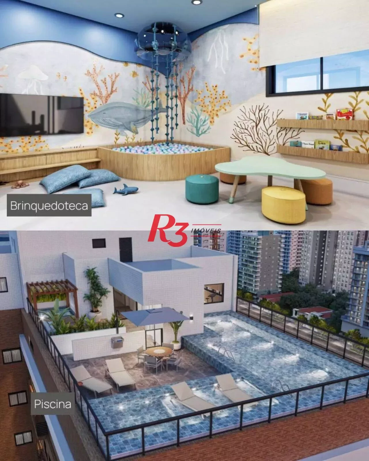 Imagem Apartamento com 1 Quarto à Venda, 45 m² em Marapé - Santos