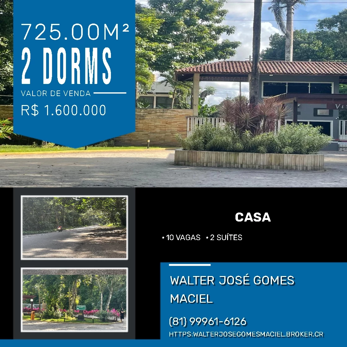 Imagem Casa com 2 Quartos à Venda, 72.500 m² em Aldeia dos Camarás - Camaragibe