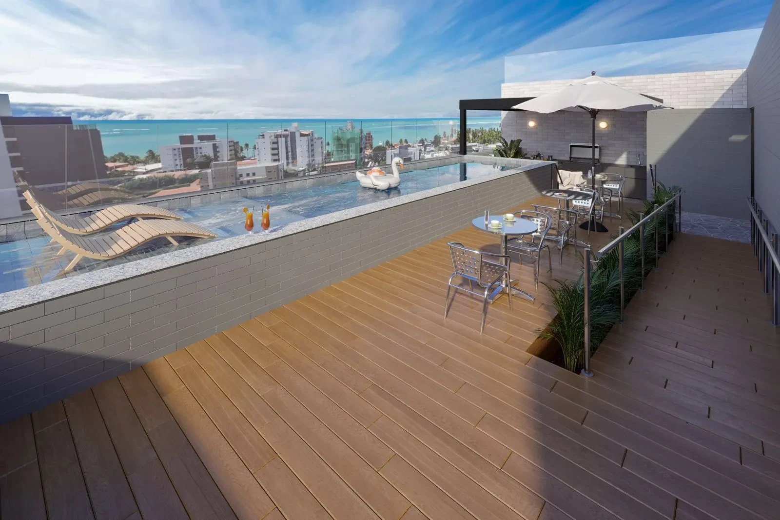 Imagem Flat com 1 Quarto à Venda, 22 m² em Ponta de Campina - Cabedelo
