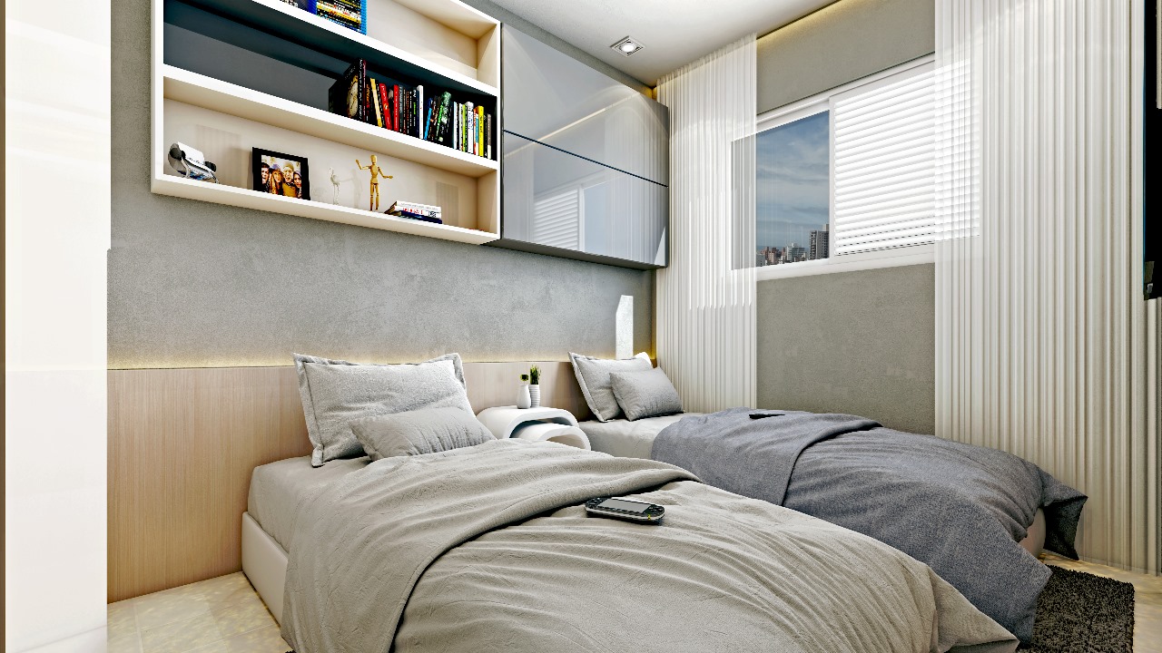 Imagem Apartamento com 2 Quartos à Venda, 64 m²em Guilhermina - Praia Grande