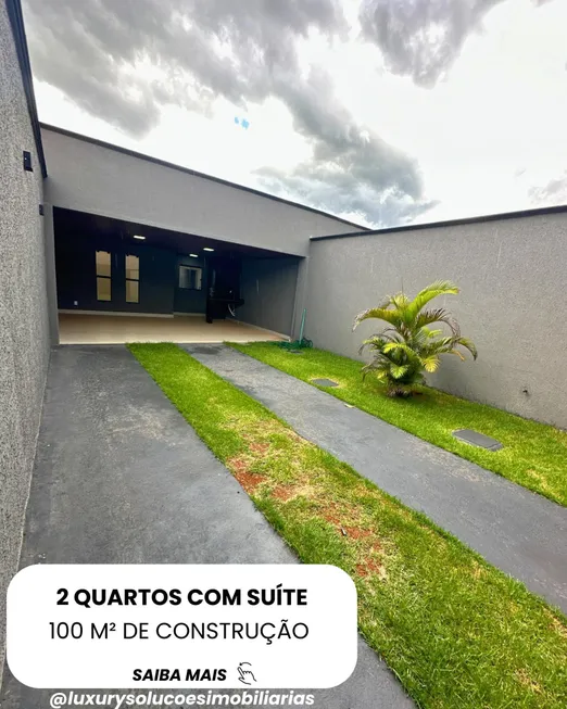 Casa com 2 Quartos à Venda, 100 m²em Setor Monte Azul - Senador Canedo