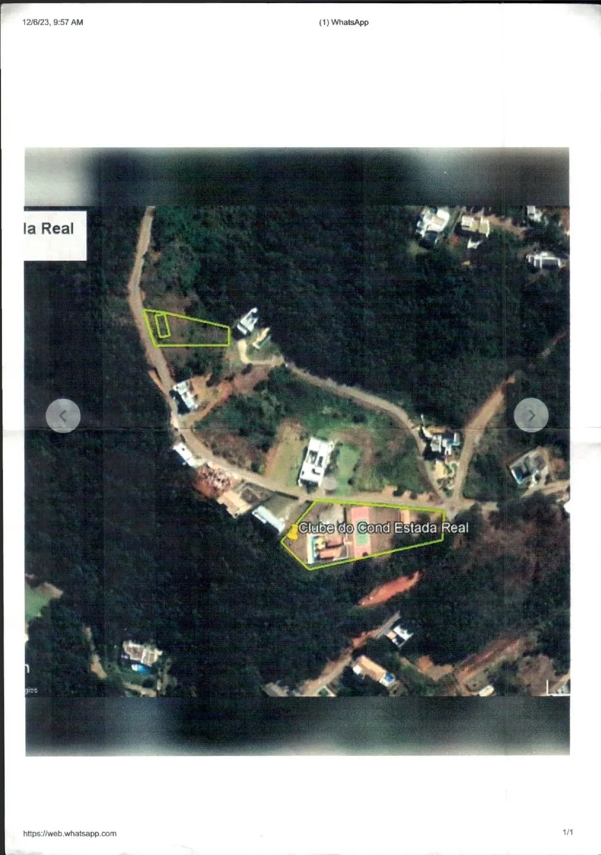 Imagem Terreno à Venda, 1230 metros em Paço del Rey - Juiz de Fora