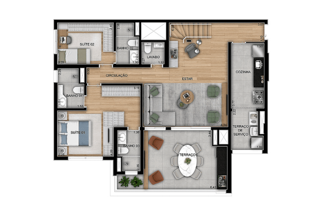 Imagem Apartamento com 3 Quartos à Venda, 70 m² em Vila Guilhermina - São Paulo