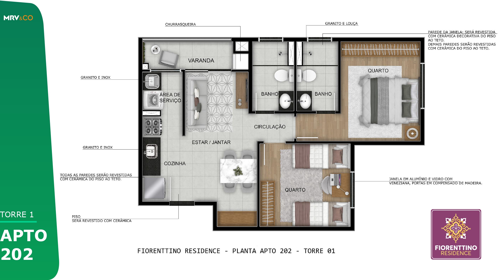 Imagem Apartamento com 2 Quartos à Venda, 48 m² em Chácara Espraiado - Franca