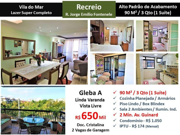 Imagem Apartamento com 3 Quartos à Venda,  em Recreio dos Bandeirantes - Rio de Janeiro